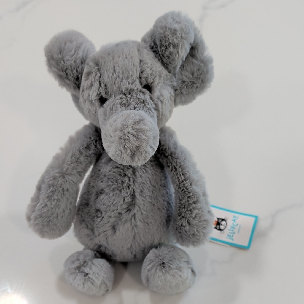 Jellycat Soft Gray Elephant Plush